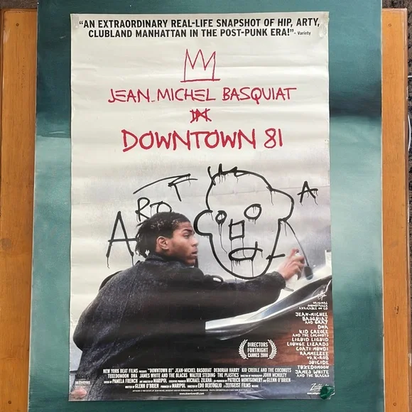 Jean Michel Basquiat Downtown 81 Movie Poster